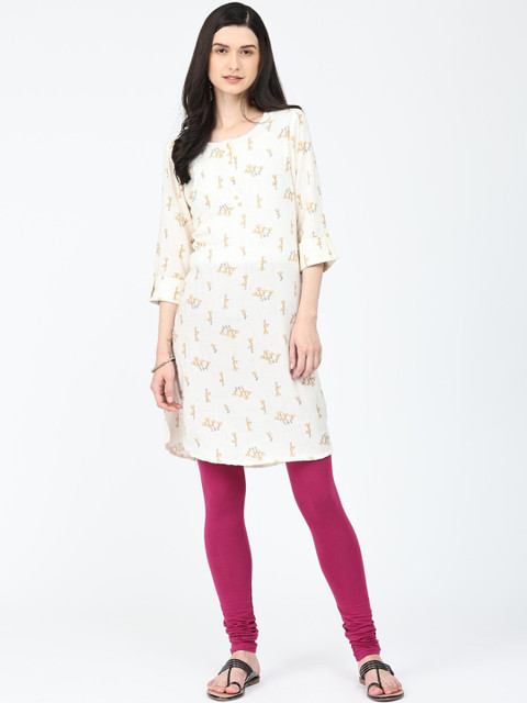 Robinbosky Stretchable Churidar Length Ethnic Leggings - Image 4