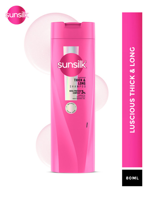 Sunsilk Luscious Thick & Long Shampoo - 80 ml