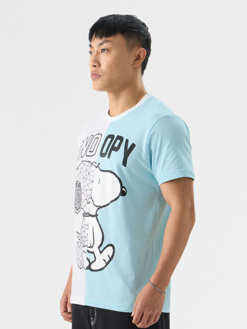 The Souled Store Snoopy Printed Pure Cotton T-shirt - Image 3