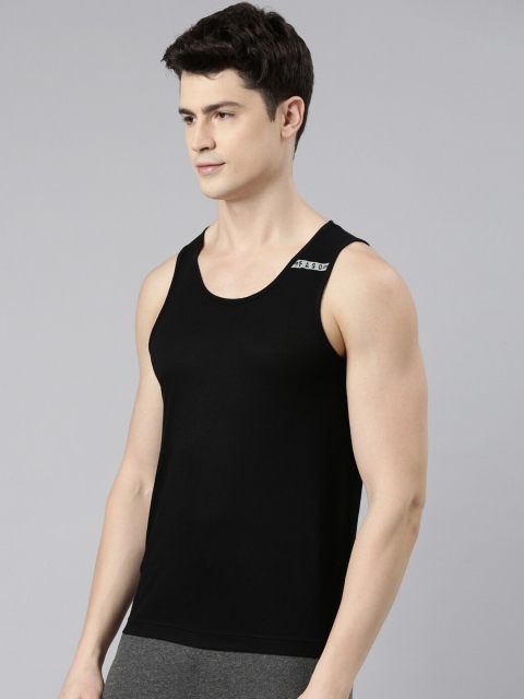 FASO Round Neck Innerwear Vests CA2001-SQ-BLACK - Image 4