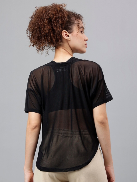 MKH Dri-FIT Typography Printed Drop Shoulder Sleeves Relaxed Fit Sports T-shirt - Image 5