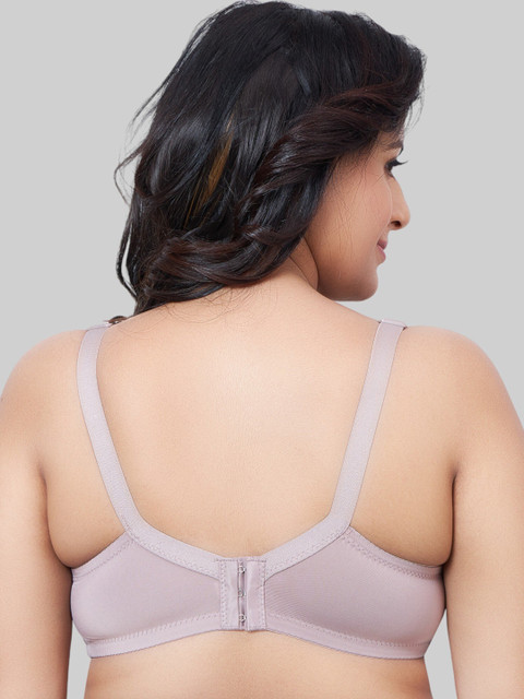 PLUMBURY Plus Size Full Coverage Non Padded Minimizer Everyday Bra - Image 4