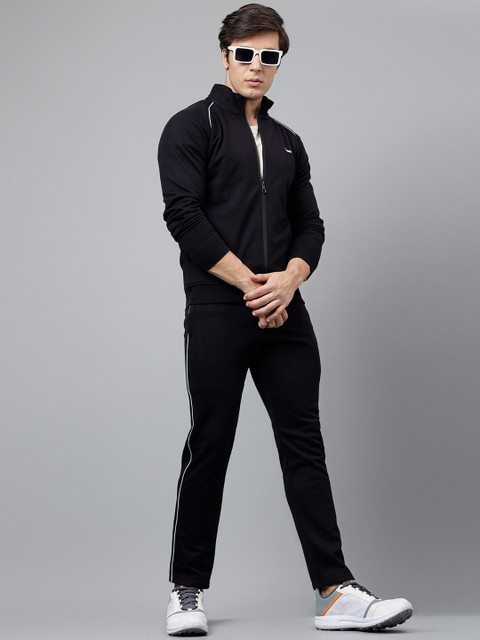 FCK GOLD Mock Collar Relaxed Sports Tracksuit - Image 7