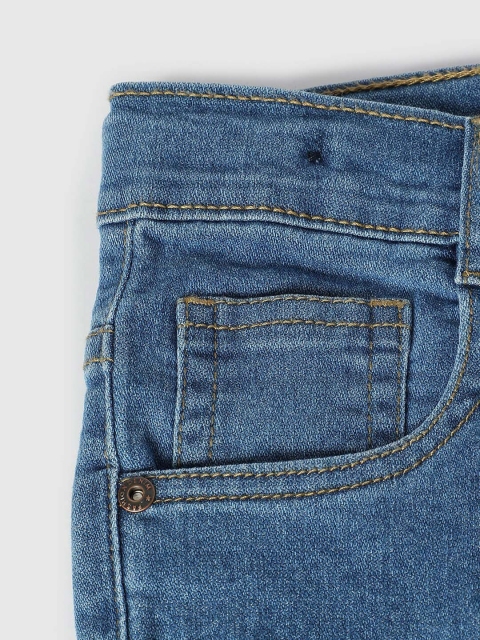 max Boys Mid-Rise Light Fade Clean Look Stretchable Jeans - Image 4
