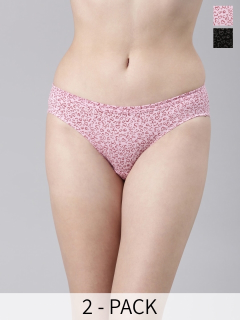 FASO Pack of 2 Organic Cotton Bikini Briefs