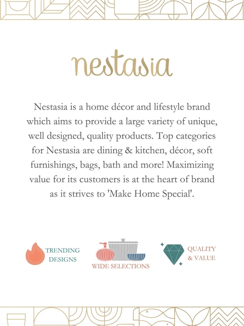 Nestasia Red & Beige Dried Eco-Friendly Flower Wreath - Image 5