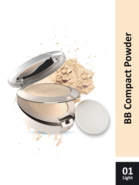 GLAM21 BB Powder Matte Poreless Compact Powder- 18gm- Light 01