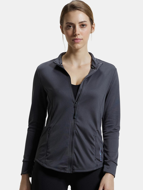 Jockey Microfiber Relaxed fit Jacket with Curved Back Hem & StayDry Treatment-MW67