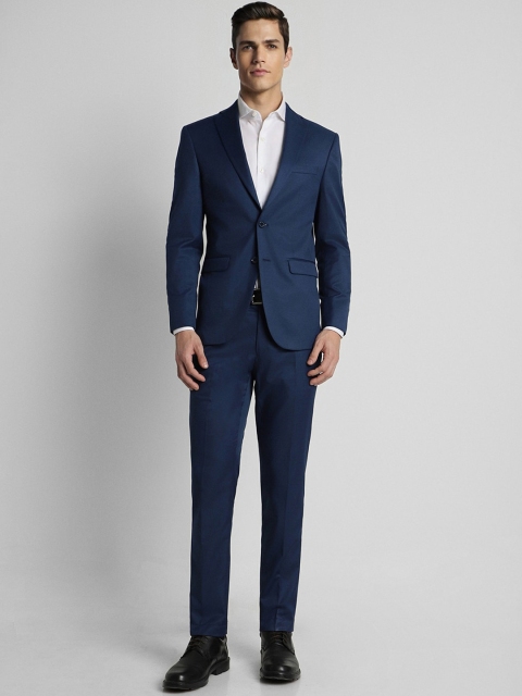 Peter England Elite Men Slim Fit Formal Two Piece Suit