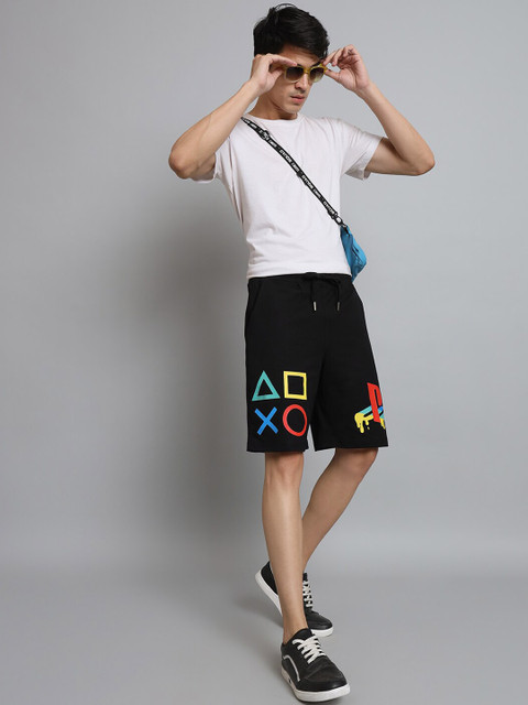 WEARDUDS Men Mid-Rise Printed Shorts - Image 4