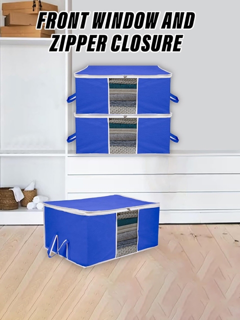 Kuber Industries Blue 6 Pieces Cloth Organizer Storage Bag - Image 6
