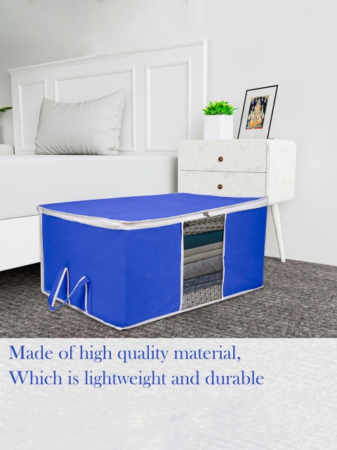 Kuber Industries Blue 6 Pieces Cloth Organizer Storage Bag - Image 3
