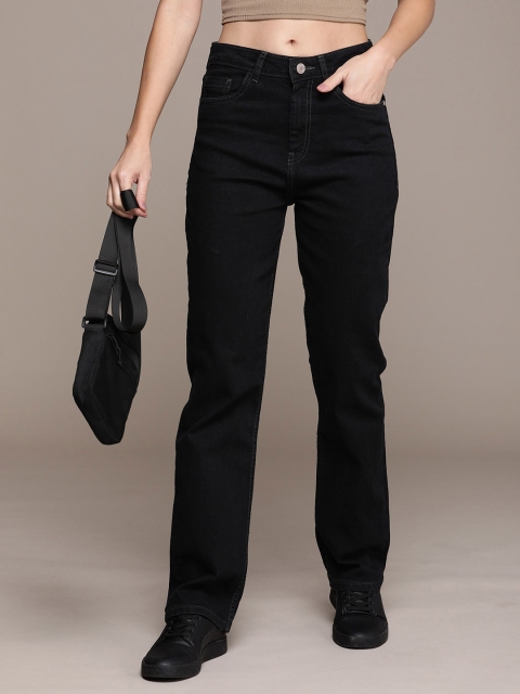 The Roadster Life Co. Women Straight Fit High-Rise Jeans
