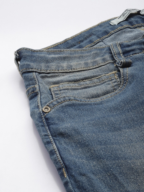 The Roadster Life Co. Women Straight Fit High-Rise Heavy Fade Stretchable Jeans - Image 6