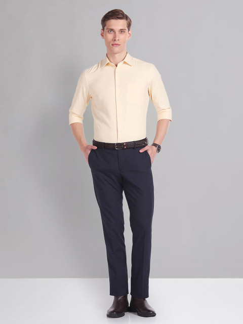 AD By Arvind Textured Dobby Formal Shirt - Image 5