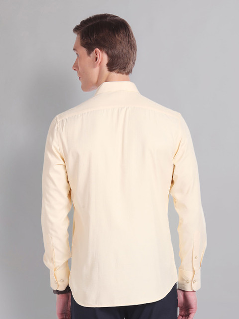 AD By Arvind Textured Dobby Formal Shirt - Image 4