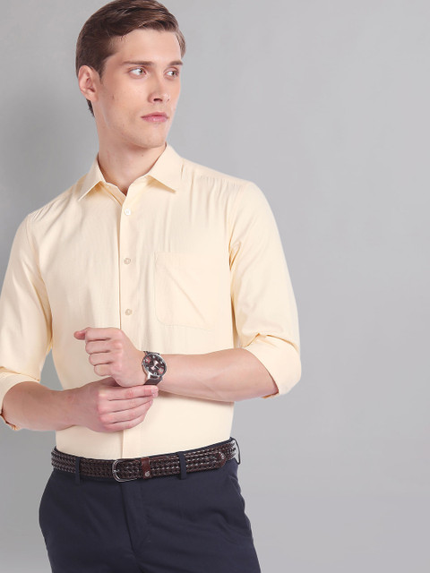 AD By Arvind Textured Dobby Formal Shirt - Image 6