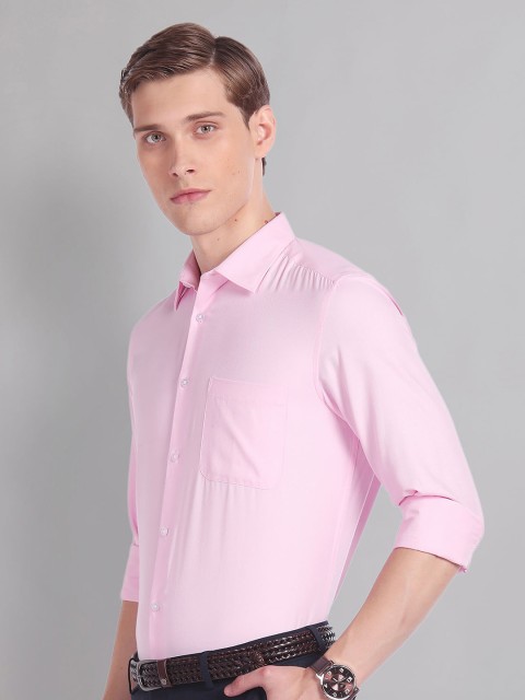 AD By Arvind Regular Fit Dobby Formal Shirt - Image 3