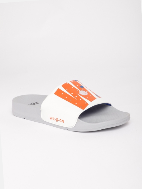 WROGN Men Brand Logo Printed Sliders - Image 2