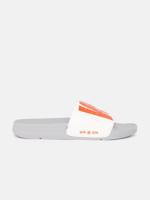 WROGN Men Brand Logo Printed Sliders - Image 3