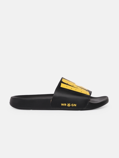 WROGN Men Brand Logo Printed Sliders - Image 3