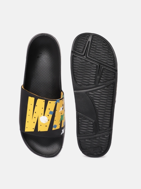 WROGN Men Brand Logo Printed Sliders - Image 4