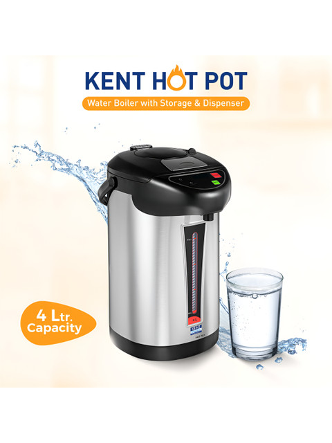 Kent Stainless Steel Electric Kettle With Water Dispenser 4L - Image 2