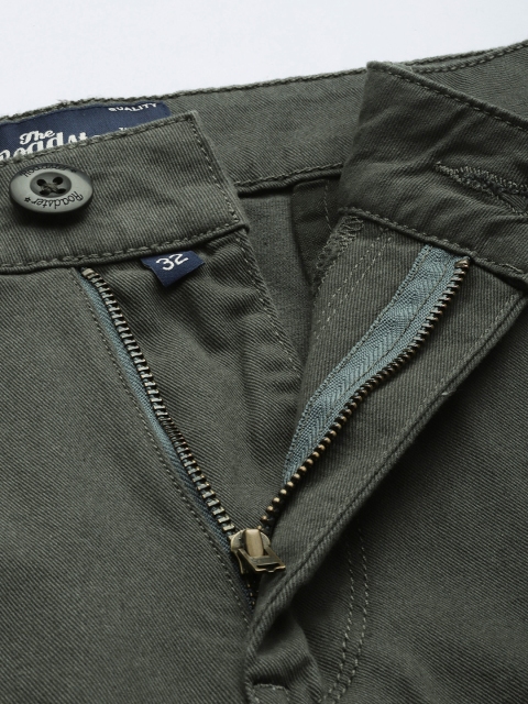 The Roadster Life Co. Men Pure Cotton Mid-Rise Chinos Trousers - Image 5