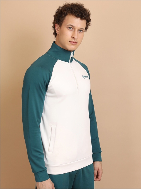 HIGHLANDER White High Neck Long Sleeves Pullover Sweatshirt - Image 3