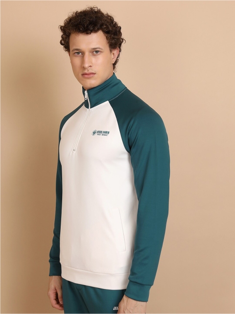 HIGHLANDER White High Neck Long Sleeves Pullover Sweatshirt - Image 4