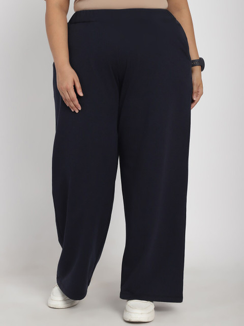 Rute Women Plus Size Cotton Sports Track Pants