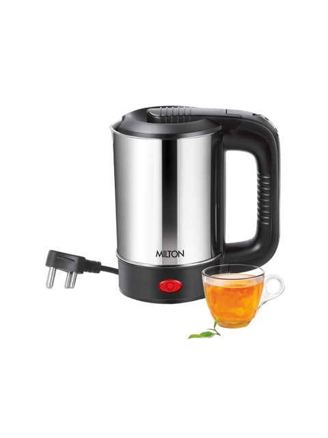 Milton Stainless Steel Euroline Electric Travel Kettle & Handle 1000 Watt 2 Utility Cups - Image 2