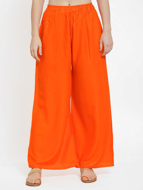 KALINI Flared Fit Knitted Palazzos