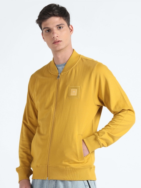 Flying Machine Mock Collar Front-Open Sweatshirt - Image 3