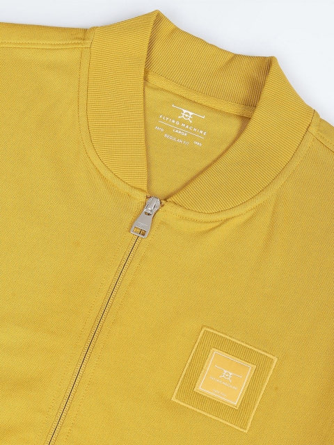 Flying Machine Mock Collar Front-Open Sweatshirt - Image 2