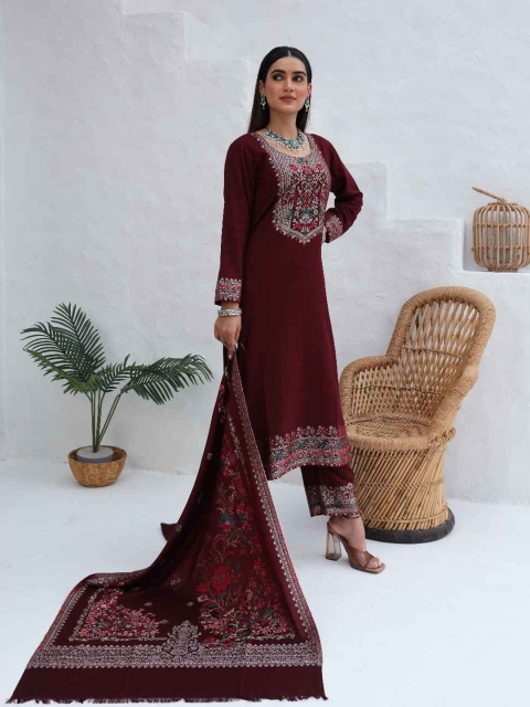 KIDAR Ethnic Motifs Woven Design Unstitched Dress Material