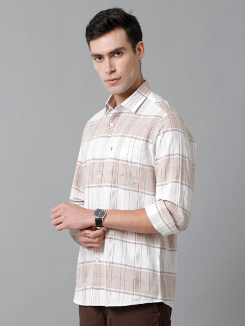 CAVALLO by Linen Club Tartan Checks Contemporary Slim Fit Comfortable Casual Shirt - Image 3