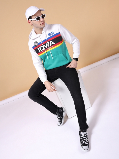 The Indian Garage Co Typography Printed Hooded Sweatshirt - Image 5