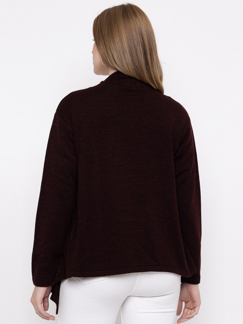 513 V Neck Acrylic Poncho - Image 5
