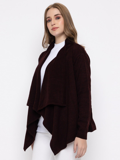 513 V Neck Acrylic Poncho - Image 4