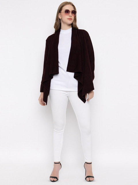 513 V Neck Acrylic Poncho - Image 6