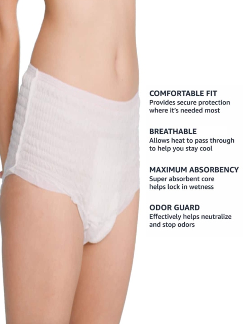 CareDone Women Pack of 9 Disposable Day and Overnight Leak Proof Period Panties - Small - Image 6