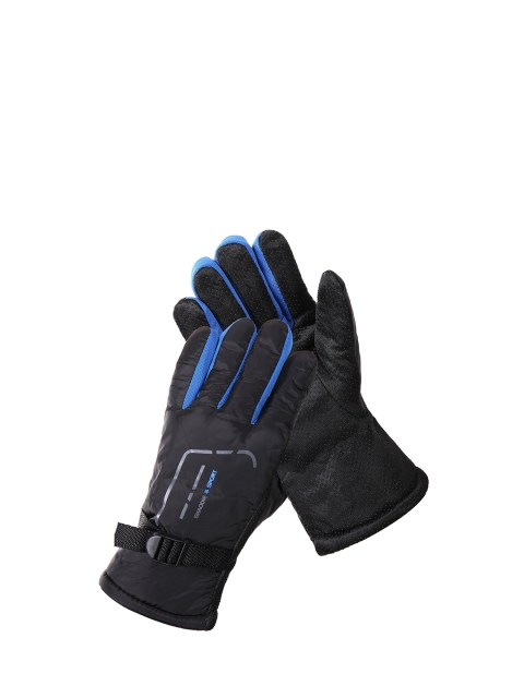 Alexvyan Men Wind & Snow Proof Thermal Soft Winter Protective Riding Gloves - Image 4