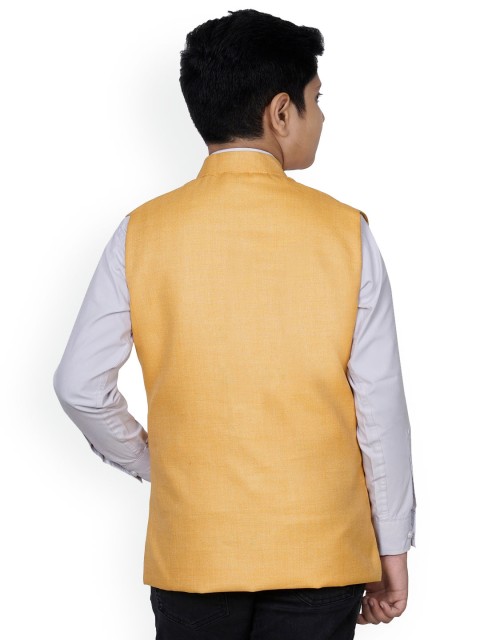 BAESD Boys Mandarin Collar Nehru Jacket - Image 5