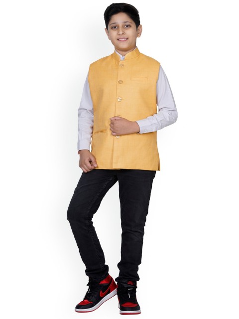 BAESD Boys Mandarin Collar Nehru Jacket - Image 6