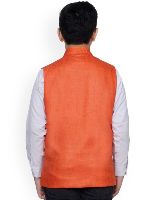 BAESD Boys Mandarin Collar Nehru Jacket - Image 5