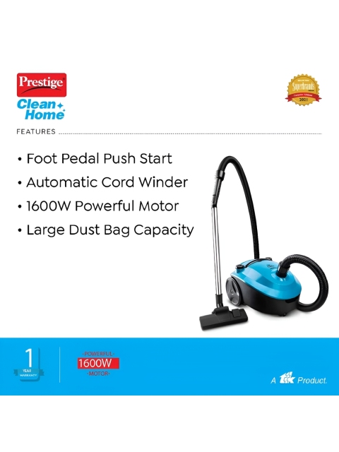 Prestige Black & Blue Typhoon 04 Light Weight Vacuum Cleaner 1600 W - Image 3