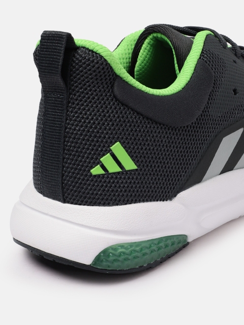 ADIDAS Men Woven Design Round-Toe Zarorx Speed Running Shoes with Striped Detail - Image 4