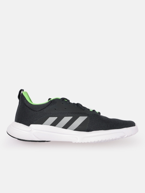 ADIDAS Men Woven Design Round-Toe Zarorx Speed Running Shoes with Striped Detail - Image 2