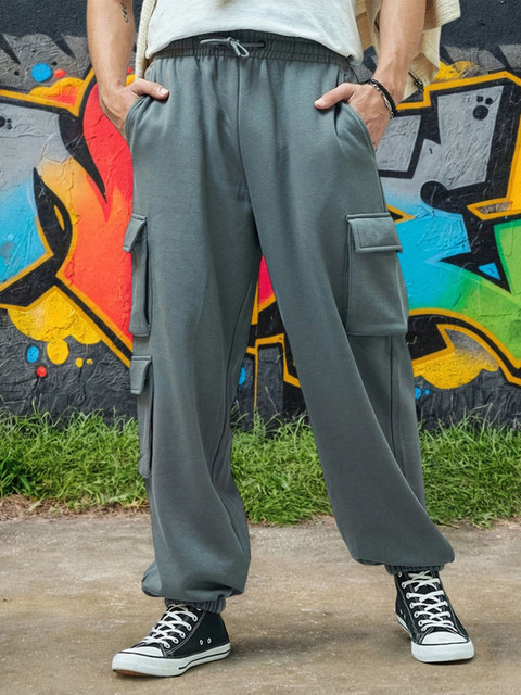 Bewakoof Heavy Duty 1.0 Men Super Loose Fit Cargo Joggers